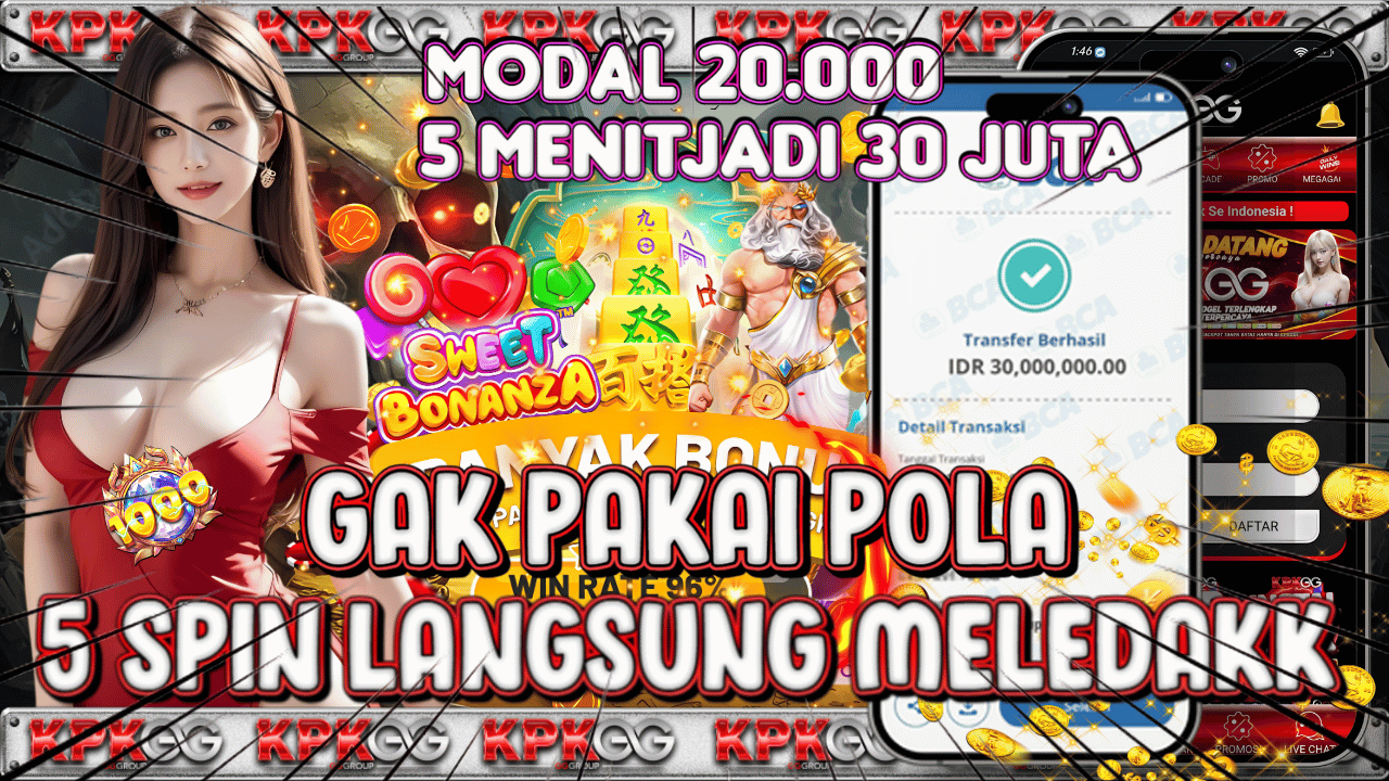 KPKGG : Platform Slot Gacor Pragmatic Play x1000 Dengan Rtp 99% di Slot Gates Of Olympus.